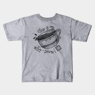 Tea Shirt - puns, tea lovers, cute Kids T-Shirt
